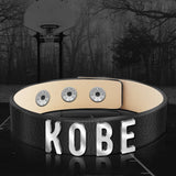 Personalized Punk Leather Rivet Bracelet