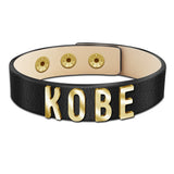 Personalized Punk Leather Rivet Bracelet