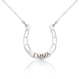Lucky Horse Shoe Necklace U shape Pendant Jewelry for girls Mom