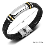 Custom Men Bracelet - Personalized Stainless Steel Gift
