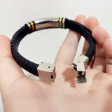 Custom Men Bracelet - Personalized Stainless Steel Gift