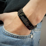 Personalized Men Bracelet-15MM Stainless Steel Watch Band