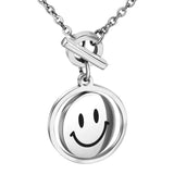 Smile Necklace Personalize Picture Stainless Steel Pendant