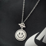 Smile Necklace Personalize Picture Stainless Steel Pendant