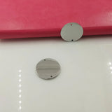 Charm Bracelet 2-Hole Stainless Steel Charms 25mm - 20pcs/lot