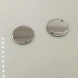 Charm Bracelet 2-Hole Stainless Steel Charms 25mm - 20pcs/lot
