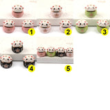 13mm Lucky Cat Ceramic Beads Colorful Animal Loose Porcelain for DIY Bracelet