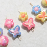 Macaron Candy Butterfly Beads Jewelry Making DIY Kids Pet Necklace