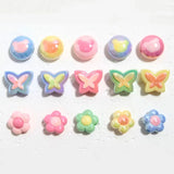 Macaron Candy Butterfly Beads Jewelry Making DIY Kids Pet Necklace