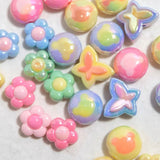 Macaron Candy Butterfly Beads Jewelry Making DIY Kids Pet Necklace