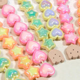 Macaron Candy Love Heart Beads Jewelry Making DIY
