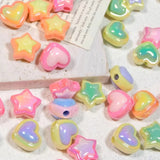 Macaron Candy Love Heart Beads Jewelry Making DIY