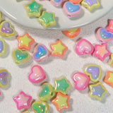 Macaron Candy Love Heart Beads Jewelry Making DIY