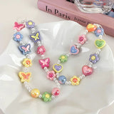 Macaron Candy Love Heart Beads Jewelry Making DIY