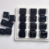 Macaron Cube Beads English Letter Alphabet for DIY Jewelry Phone Keychain