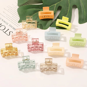 Acrylic Hair Clip Geometry Hairpins Ponytail Clip Crabs Hair Accessories