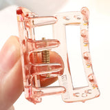 Acrylic Hair Clip Geometry Hairpins Ponytail Clip Crabs Hair Accessories