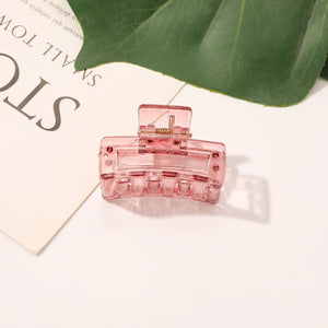 Acrylic Hair Clip Geometry Hairpins Ponytail Clip Crabs Hair Accessories