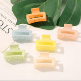 Acrylic Hair Clip Geometry Hairpins Ponytail Clip Crabs Hair Accessories