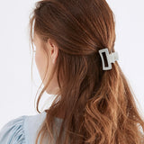 Acrylic Hair Clip Geometry Hairpins Ponytail Clip Crabs Hair Accessories