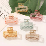 Acrylic Hair Clip Geometry Hairpins Ponytail Clip Crabs Hair Accessories