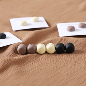Macaron Solid Magnetic Hijab Scarf Buckles Metal Magnet Pins for Muslim Women