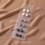 Macaron Solid Magnetic Hijab Scarf Buckles Metal Magnet Pins for Muslim Women