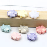 Macaroon Lucky Grass 15mm 50/100pcs Acrylic Beads Jewelry Making DIY
