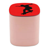 Macba Skateboard Jewelry Storage Box Leather Organizer Box