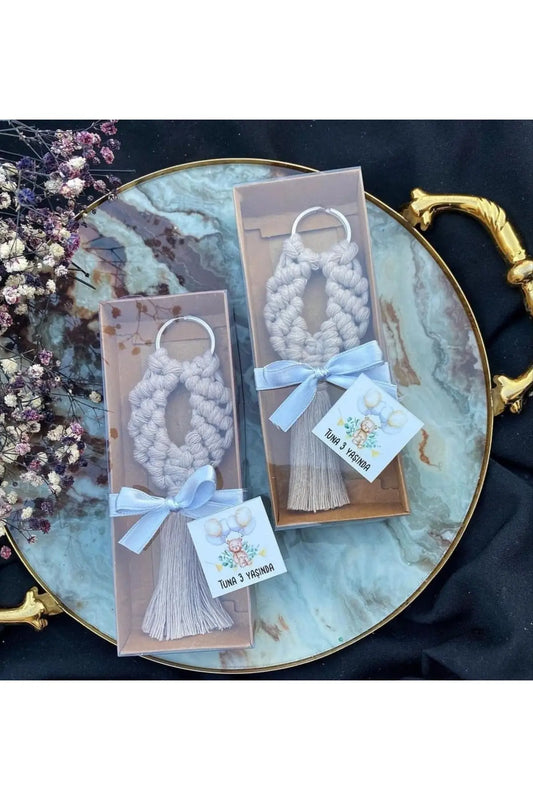 Macrame Keychain (10 PCS) Wedding Party Favor