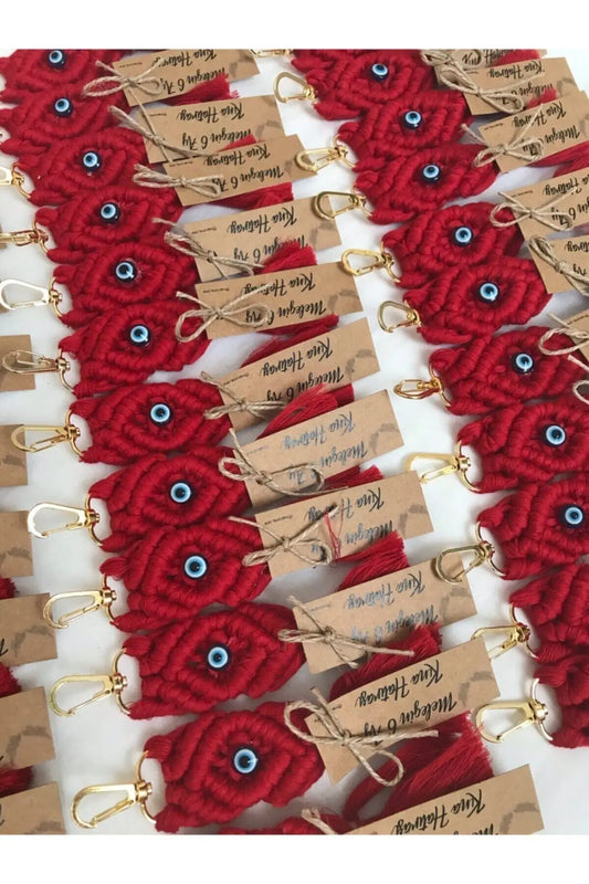Macrame Keychain (20 PCS) for Wedding Party Engagement