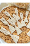 Set of 25 Macrame Pearl Keychains