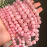 Madagascar Rose Quartzs 4-10mm Natural Stone Beads for Bracelet DIY