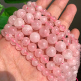 Madagascar Rose Quartzs 4-10mm Natural Stone Beads for Bracelet DIY