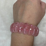 Madagascar Rose Quartz Stone Beads Bracelet