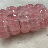 Madagascar Rose Quartz Stone Bracelet Natural Gem Charming Bangle