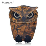 Owl Brooches Acrylic Jewelry Brooch Pins Suit Coat Clips Animal Accessories