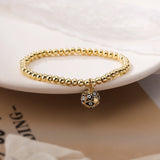 Evil Eye Ball Charm Bracelet Beads Chain Bracelet For Women