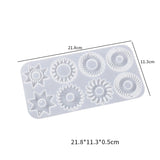 Punk Style Magic Gear Pendant Mold for Jewelry Making