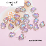 Colorful Cross Star Love Beads DIY Jewelry Mobile Phone Chain Car Hanger
