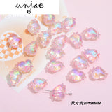 Colorful Cross Star Love Beads DIY Jewelry Mobile Phone Chain Car Hanger
