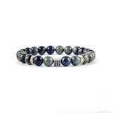 Polar Stone Beads Bracelet with Zircon Microscope for Meditation
