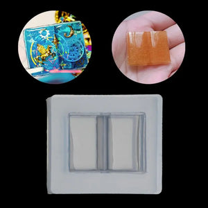 Magic Book Resin Casting Silicone Molds DIY Keychain Earrings