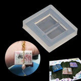 Magic Book Resin Casting Silicone Molds DIY Keychain Earrings