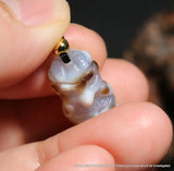 Magic Power Tibetan Old Agate Da Peng Bird Of Freedom Sculptural dZi Bead