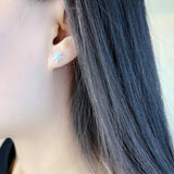 Magic Star Studs Earrings 925 Sterling Silver
