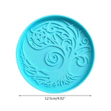 Magic Tree Coaster Epoxy Resin Mold Cup Mat Casting Silicone Mould