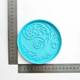 Magic Tree Coaster Epoxy Resin Mold Cup Mat Casting Silicone Mould