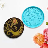 Magic Tree Coaster Epoxy Resin Mold Cup Mat Casting Silicone Mould