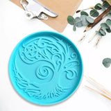 Magic Tree Coaster Epoxy Resin Mold Cup Mat Casting Silicone Mould